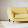 Madison Lux - 3-sits soffa med divan höger - Gul