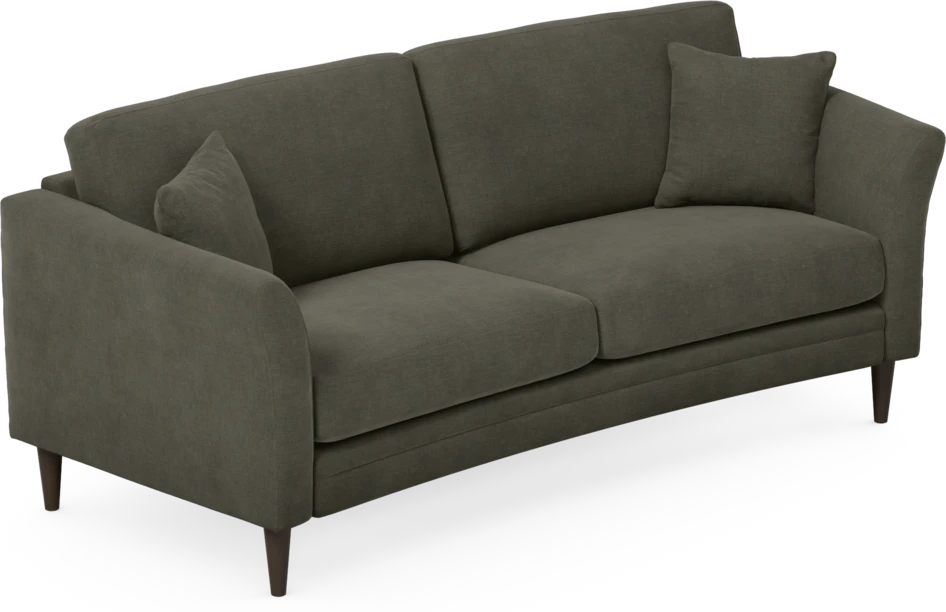 Eden - 2,5-sits soffa svängd - Grå