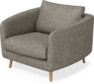 Madison Lux - Fåtölj, 70 cm - Grå