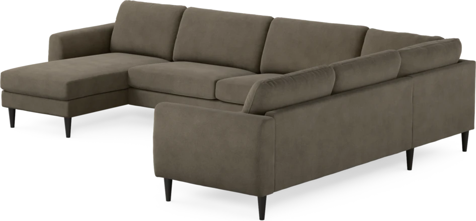 Bridge - Hörnsoffa, 3+2-sits med schäslong vänster - Beige