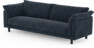 Cherrie - 4-sits soffa, hel dyna, fast klädsel - Blå