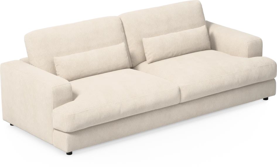 Noma - 4-sits soffa - Vit