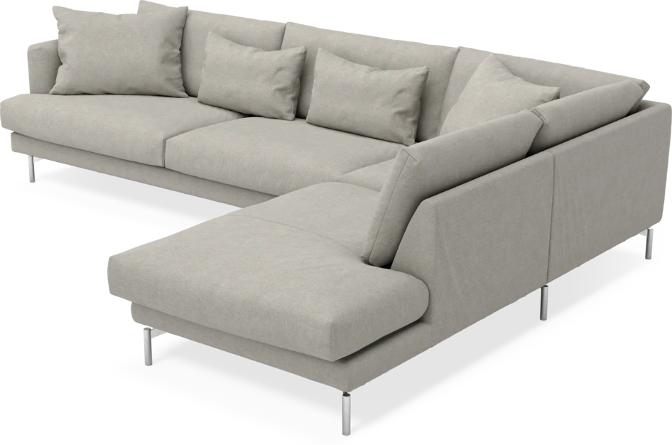 Harper - 3-sits soffa med divan höger - Beige