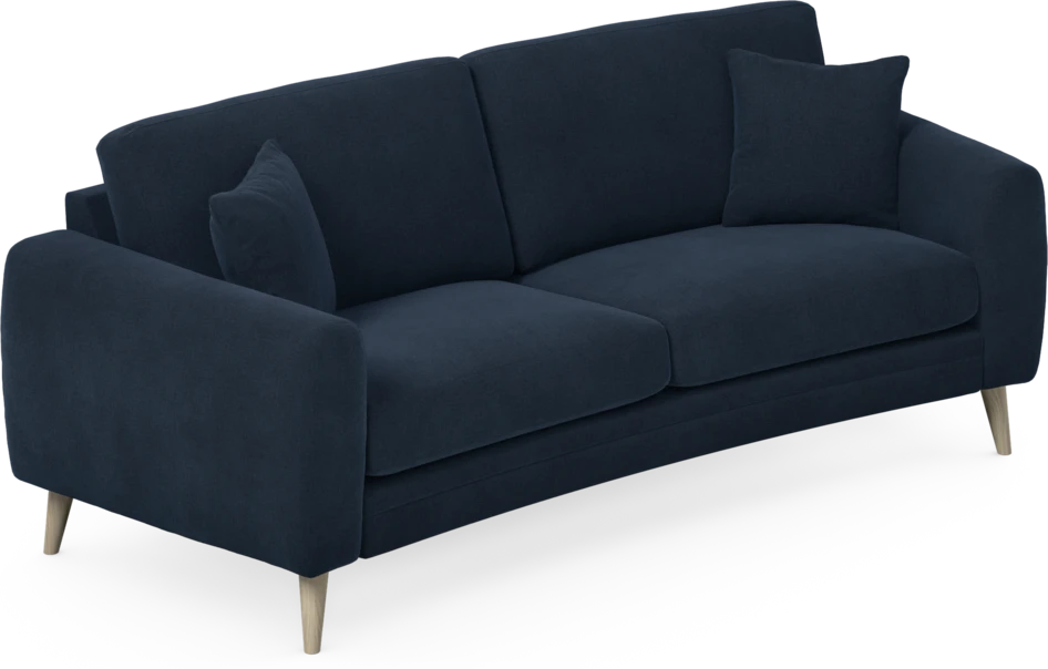 Eden - 2,5-sits soffa svängd - Blå