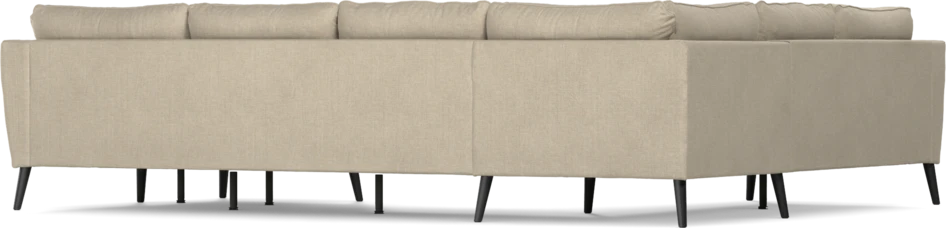 County - Hörnsoffa, 2+3-sits med schäslong höger - Beige