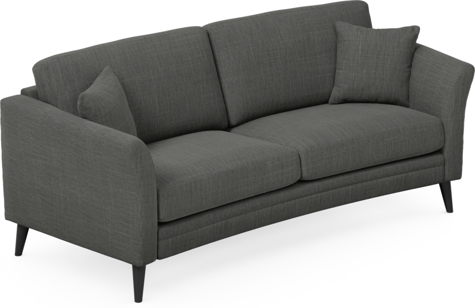 Eden - 2,5-sits soffa svängd - Grå