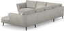 Madison Lux - Hörnsoffa med schäslong höger - Grå