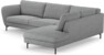 Madison Lux - 3-sits soffa med divan höger - Grå
