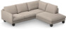 Madison Lux - 2-sits soffa med divan höger - Beige