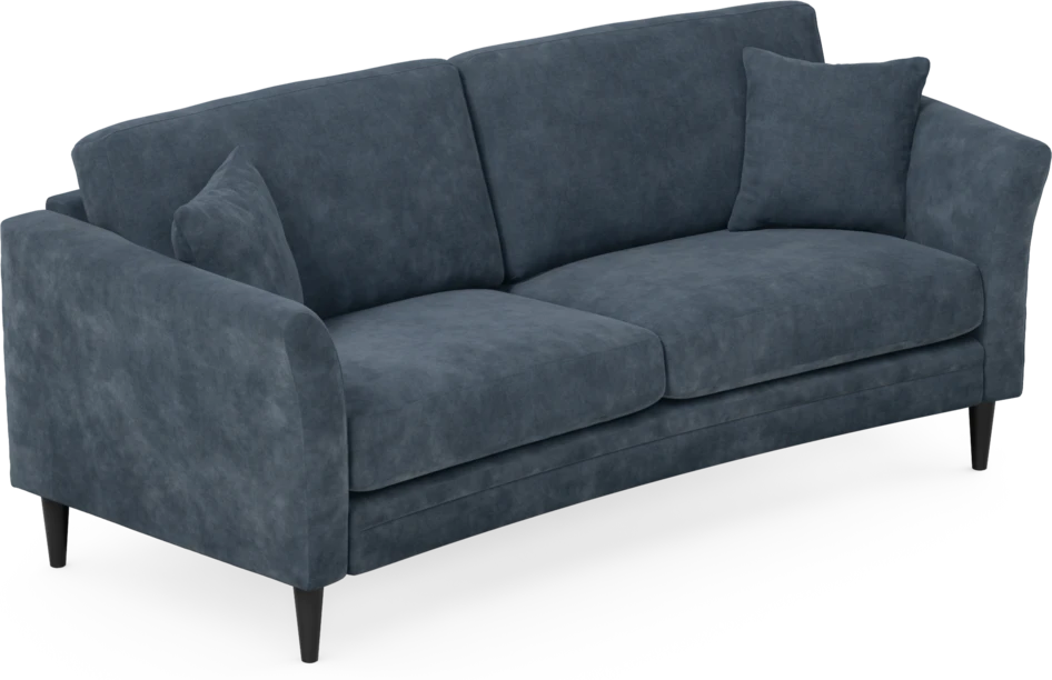 Eden - 2,5-sits soffa svängd - Blå