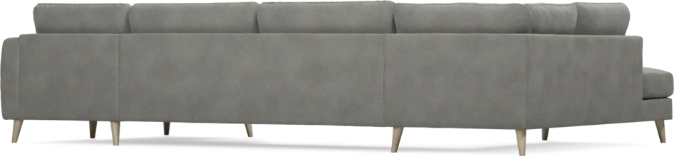 Bridge - 3-sits soffa med divan vänster och schäslong höger - Grå