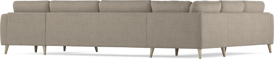 Bridge - Hörnsoffa, 2+3-sits med schäslong höger - Beige
