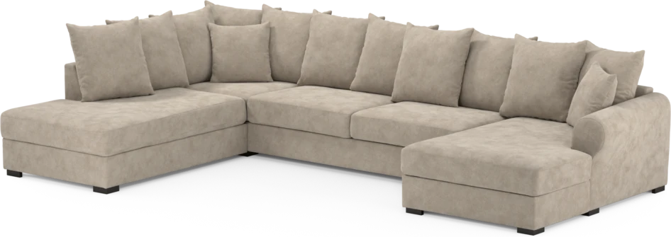Town - 3-sits soffa med divan vänster och schäslong höger - Beige