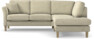 Eden - 2-sits soffa med divan - Beige