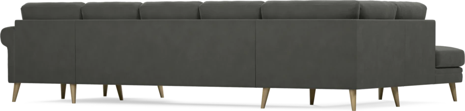 Eden - 3-sits soffa med divan vänster och schäslong höger - Grå