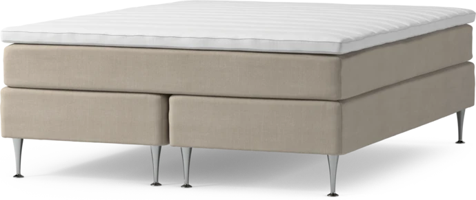 Roma Family, Kontinentalsäng, dubbelsäng med bäddmadrass och sängben, B 160-180