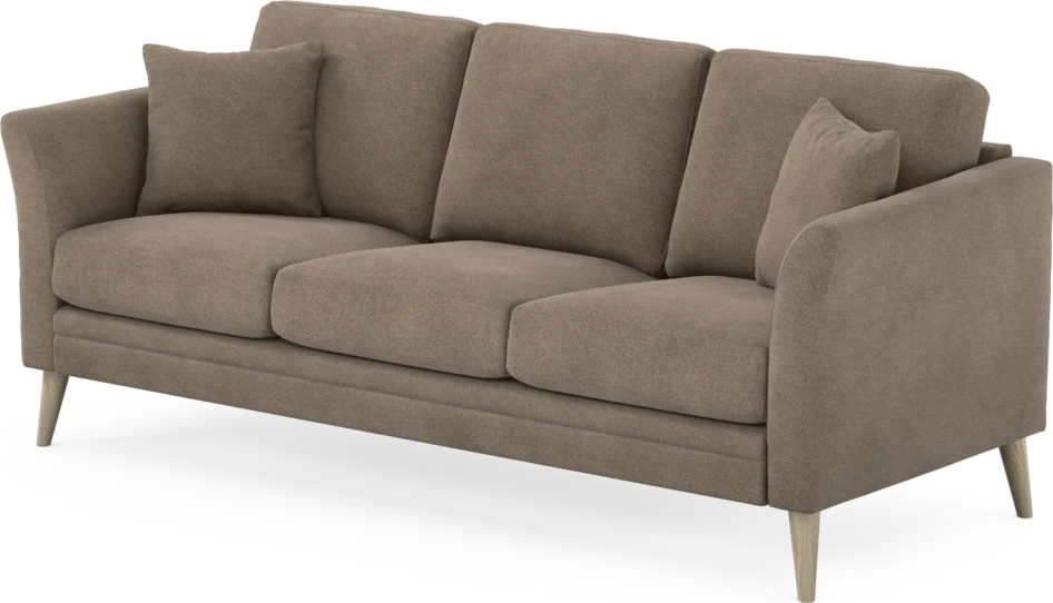 Eden - 3-sits soffa - Brun