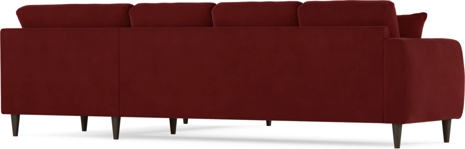 Eden - Hörnsoffa, 3+2-sits - Röd
