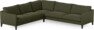 Winston - Hörnsoffa, 2+3-sits - Grön
