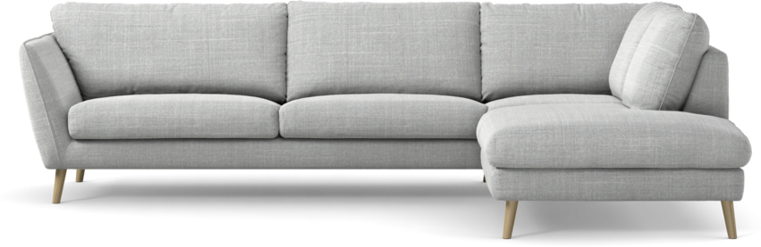 Madison Lux - 3-sits soffa med divan höger - Grå