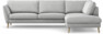 Madison Lux - 3-sits soffa med divan höger - Grå