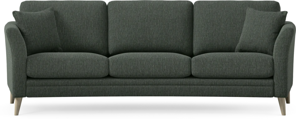 Eden - 3-sits soffa svängd - Grön