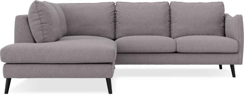 Madison - 2-sits soffa med divan vänster - Grå
