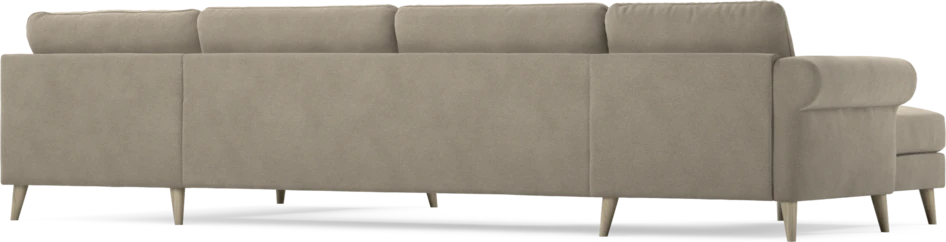 Bridge - 3-sits soffa med schäslong vänster och divan höger - Beige