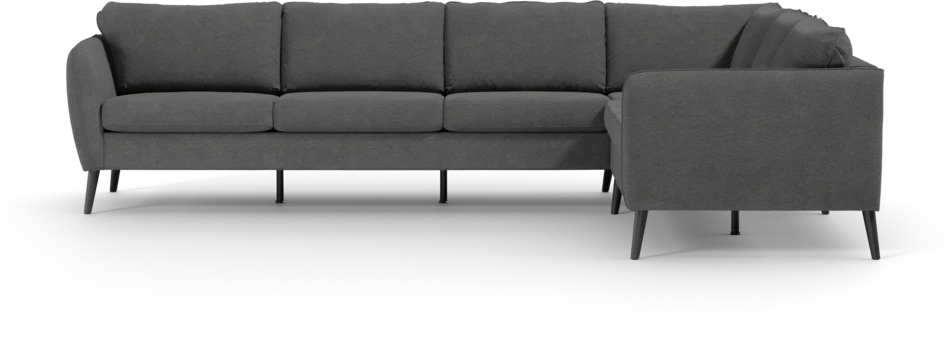 County - Hörnsoffa, 3+2-sits - Grå