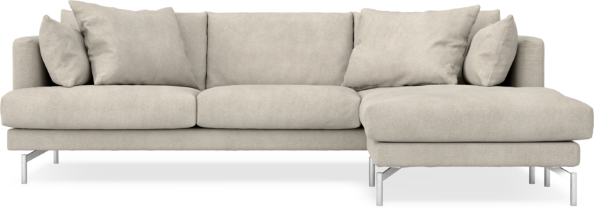 Harper - 4-sits med schäslong höger  - Beige