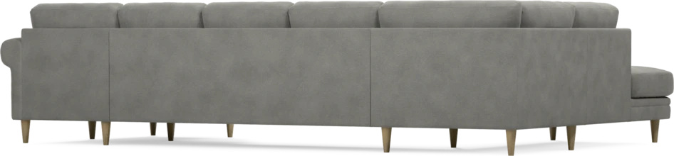 Eden - 3-sits soffa med divan vänster och schäslong höger - Grå