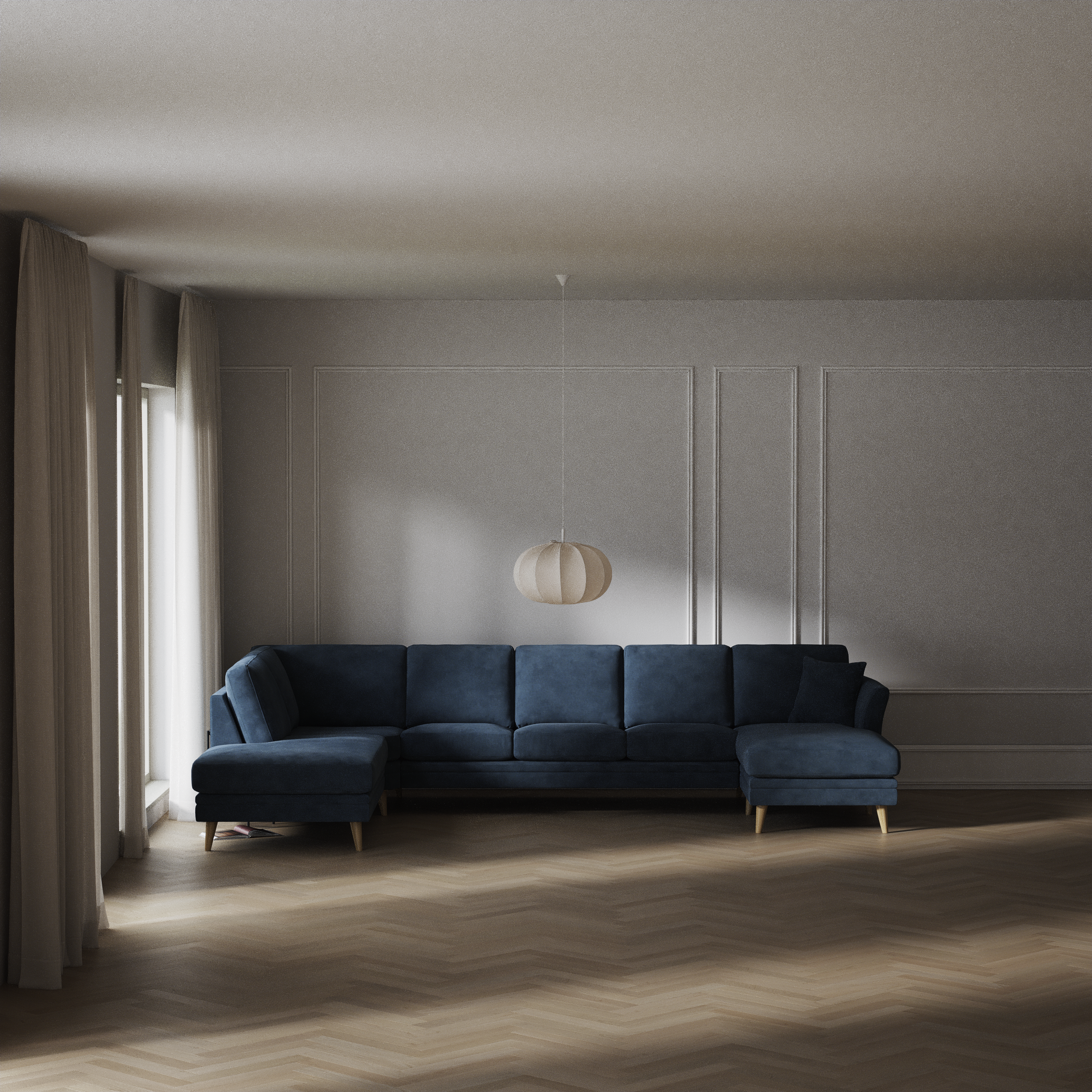 Eden - 3-sits soffa med divan vänster och schäslong höger - inspiration