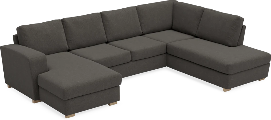 Friday - 3-sits soffa med schäslong vänster och divan höger - Grå