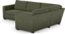 Friday - Hörnsoffa, 2,5+1,5-sits - Grön