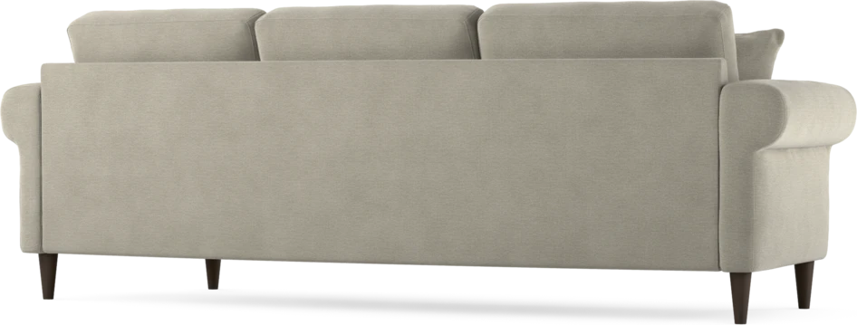 Eden - 3-sits soffa svängd - Brun
