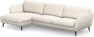 Madison Lux - 3-sits soffa med schäslong vänster - Vit