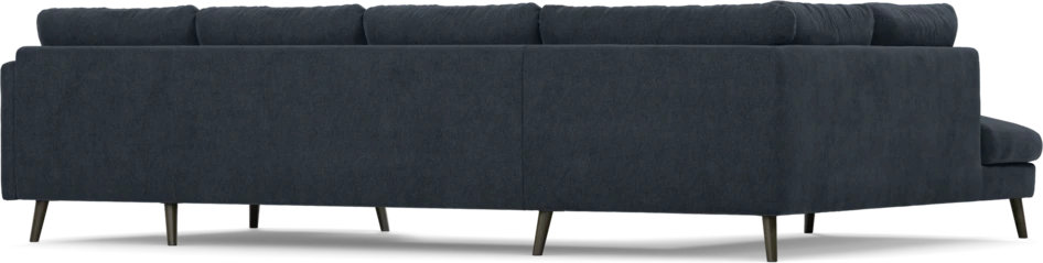 Madison Lux - 2-sits soffa med divan vänster och schäslong höger - Blå