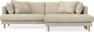 Harper - 4-sits med schäslong XL höger - Beige