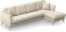 Eden - 3-sits soffa med schäslong - Beige