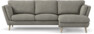 Madison Lux - 2-sits soffa med schäslong höger - Vit