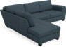 Friday - 2,5-sits soffa med divan vänster - Blå