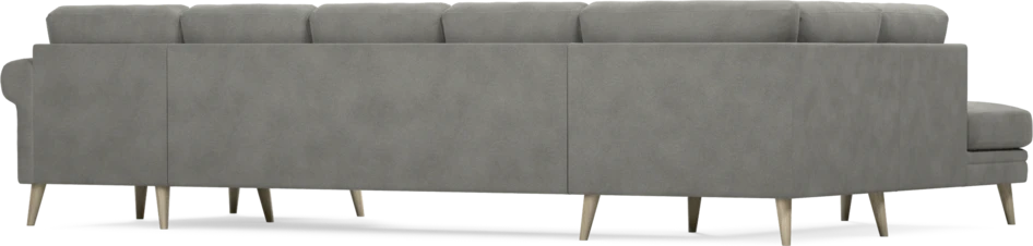 Eden - 3-sits soffa med divan vänster och schäslong höger - Grå
