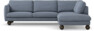 Madison Lux - 3-sits soffa med divan höger - Blå
