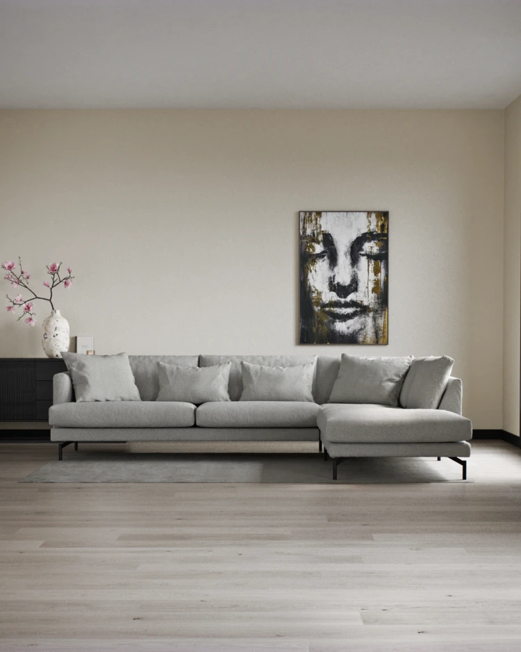 Harper - 3-sits soffa med divan höger - inspiration
