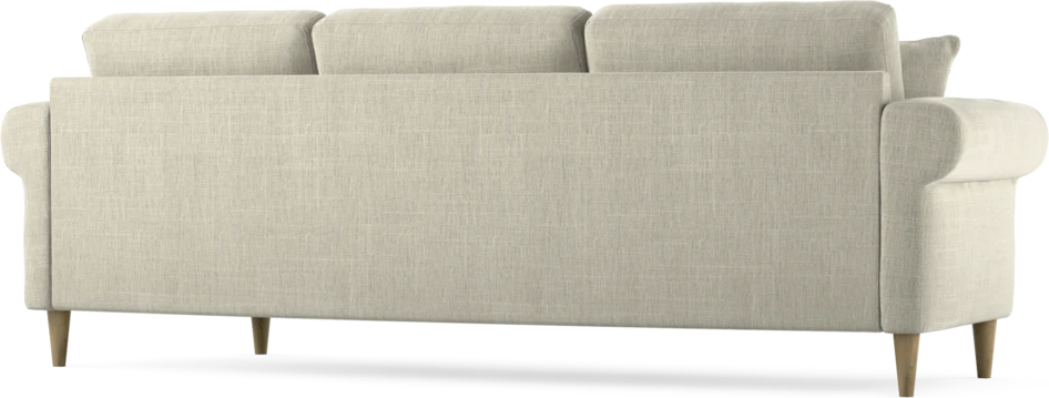 Eden - 3-sits soffa svängd - Beige
