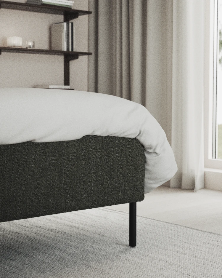 Delux Exclusive - Kontinentalsäng, enkelsäng 140 cm med bäddmadrass och sängben - inspiration