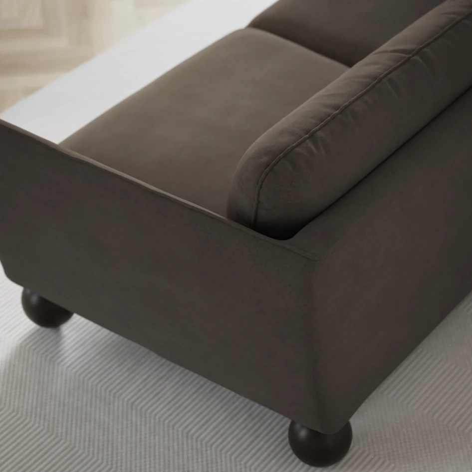 Madison Lux - Hörnsoffa med schäslong höger - Beige