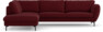 Madison - 3-sits soffa med divan vänster - Röd