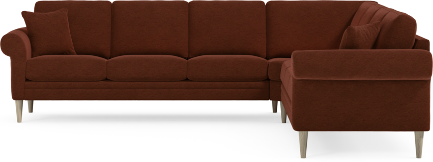 Eden - Hörnsoffa, 3+3-sits - Orange