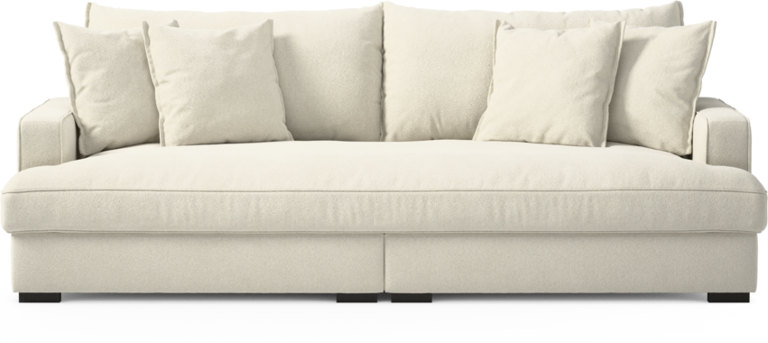 Rossi - 3-sits soffa, hel dyna - Vit